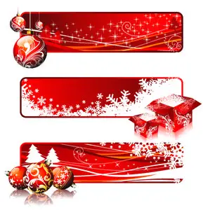 Vector banners - xmas