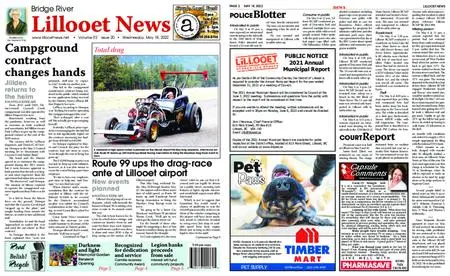 Bridge River Lillooet News – May 18, 2022