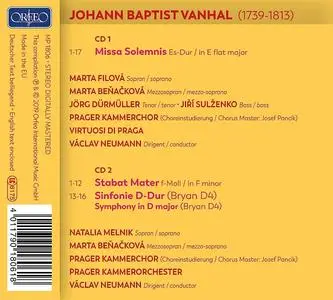 Václav Neumann, Praguer Kammerchor - Johann Baptist Vanhal: Missa Solemnis, Stabat Mater, Symphony in D major (1995)