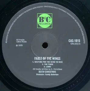 Keith Christmas - Fable of the Wings (1970) 24-bit/96kHz Vinyl Rip. 