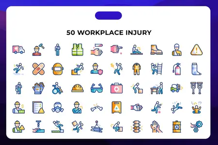 EE - Workplace Injury Icons 5MZUZUB