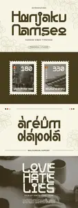 Hanjaku Namseo - Korean Typeface 4B9MEMF