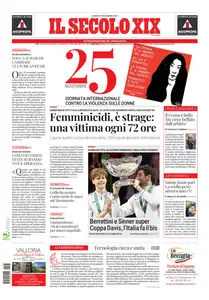 Il Secolo XIX Savona - 25 Novembre 2024