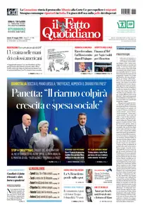Il Fatto Quotidiano - 31 Maggio 2025