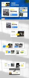 Ride Strong - Bicycle Powerpoint 2YXVUZB