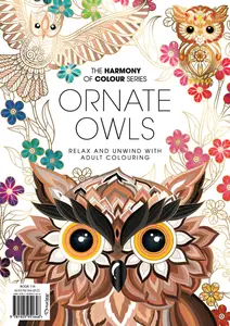 Colouring Book - Ornate Owls 2024