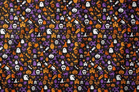 EE - Bright Halloween Seamless Pattern 4LZ9G5F