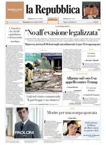 la Repubblica - 3 Novembre 2024