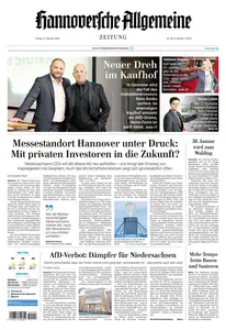 Hannoversche Allgemeine Zeitung - 27 Februar 2026