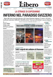 Libero - 2 Gennaio 2026