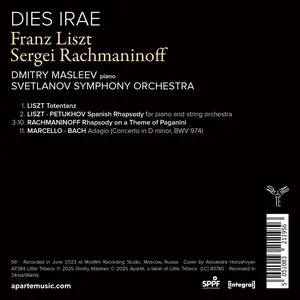Dmitry Masleev, Svetlanov Symphony Orchestra - Dies Irae: Liszt, Rachmaninoff (2025)