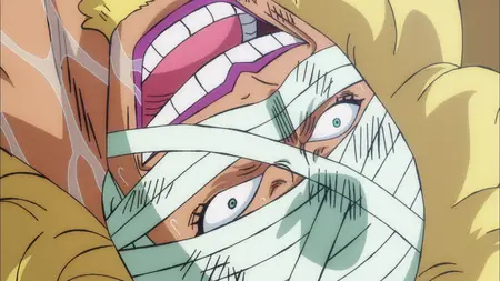 One Piece (1999 S21E55 Stop the Emperor of the Sea! Queens Secret Plan! ZR