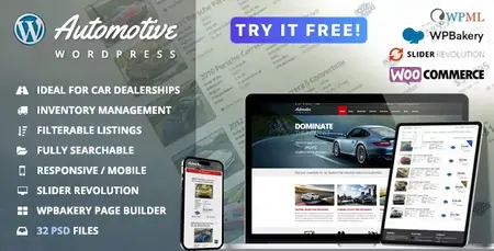 EE - ThemeForest - Automotive Car Dealership Business WordPress Theme 9210971 v13.3.3