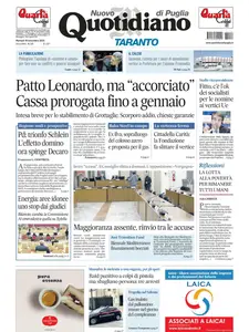 Quotidiano di Puglia Taranto - 19 Novembre 2024