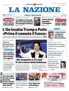 La Nazione Pistoia Montecatini - 10 Agosto 2025