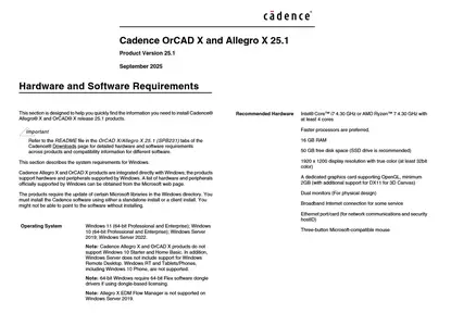 Cadence OrCAD X Platform 2025.1 (25.10.000)