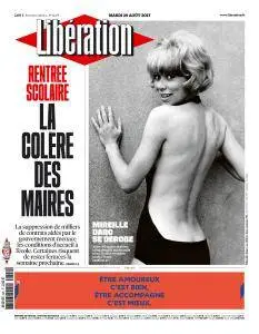 Libération du Mardi 29 Août 2017