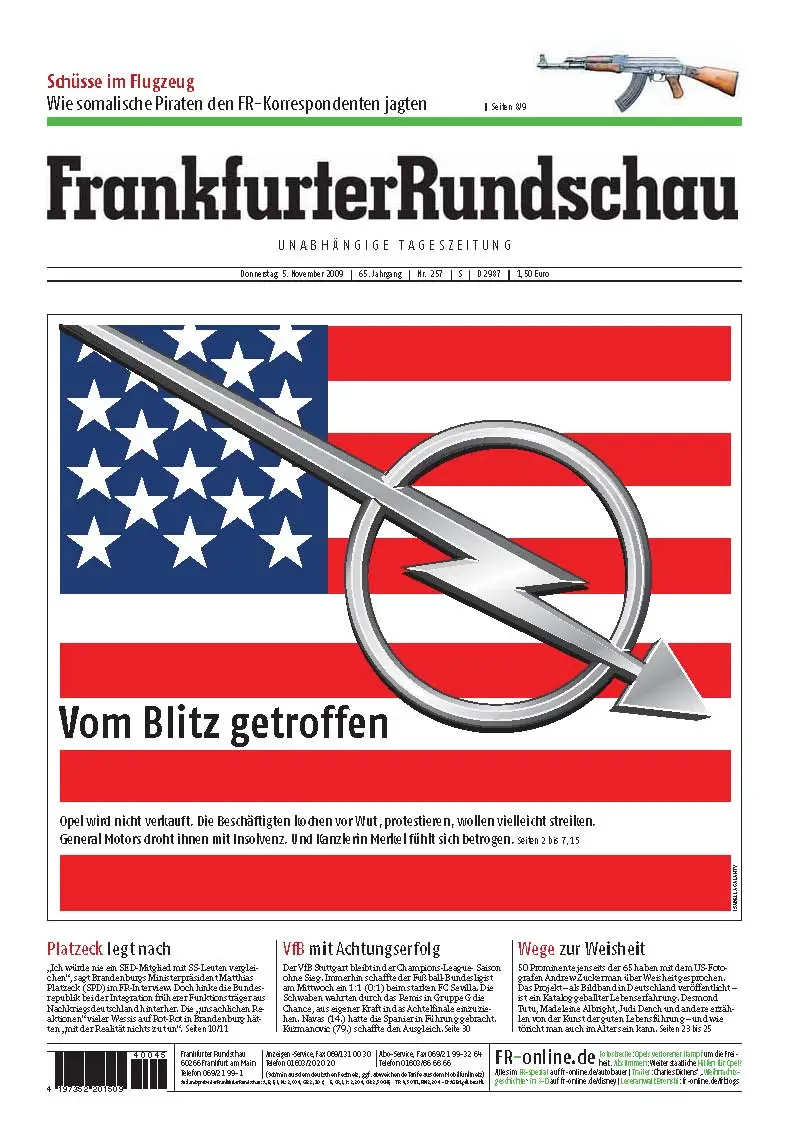 Frankfurter Rundschau vom 5. November 2009