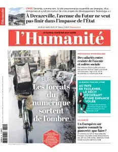 L'Humanite du Jeudi 21 Mars 2019