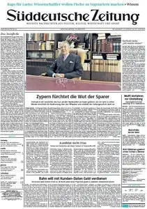 Süddeutsche Zeitung vom Montag, 18. März 2013