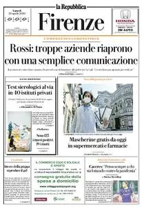 la Repubblica Firenze - 20 Aprile 2020
