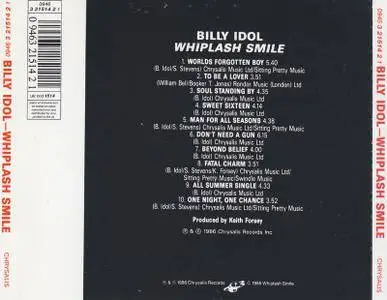 Billy Idol - Whiplash Smile (1986)