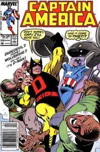 Captain America V1 328 1987