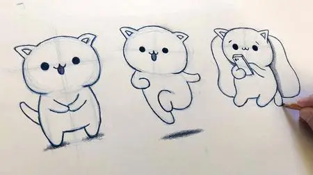 Easy Drawing: Cute & Cartoony Cats