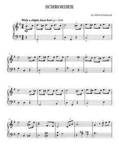 Schroeder - Lee Mendelson, Vince Guaraldi (Easy Piano)