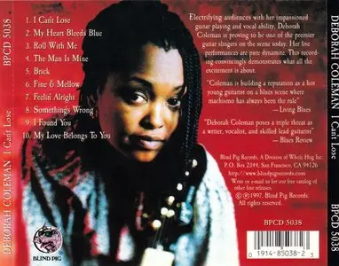 Deborah Coleman - I Can't Lose - 1997