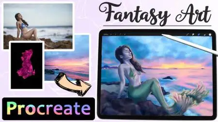 Painting Fantasy Art - Using References to Create Beautiful Original Art