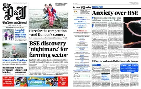 The Press and Journal Highlands and Islands – October 19, 2018