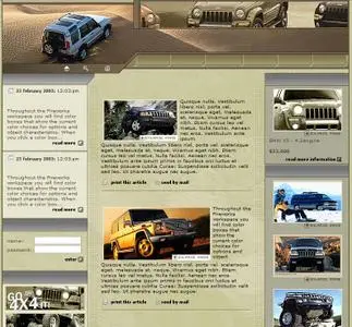 Full HTML Template (html + psd) - Jeep 