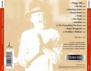 Chuck Mangione - Everything For Love (2000) {Chesky Records}