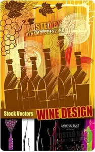 Wine design - Stock Vectors