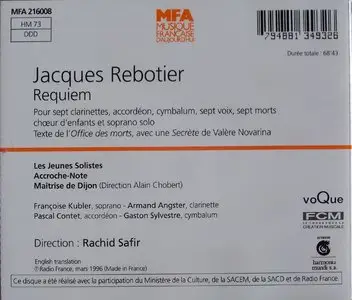 Jacques Rebotier - Requiem (1994)