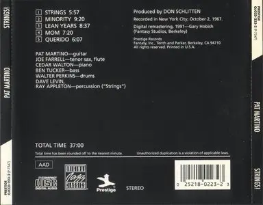 Pat Martino - Strings (1967) [repost]
