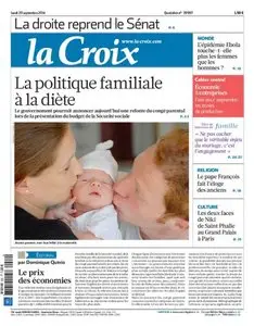 La Croix Du Lundi 29 Septembre 2014