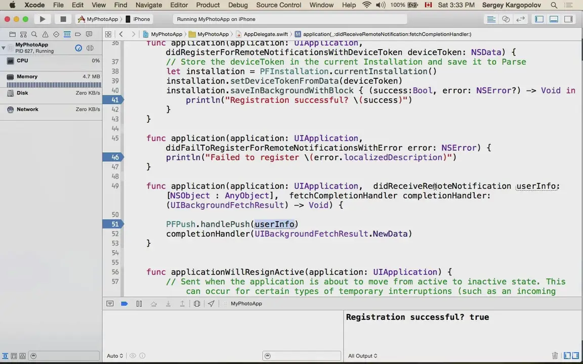 Swift examples