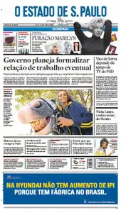 Jornal O Estado de São Paulo - 4 de março de 2012 - Domingo