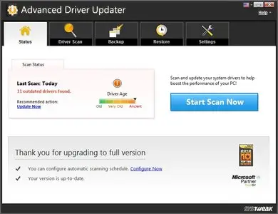 SysTweak Advanced Driver Updater 2.1.1086.15131 Portable