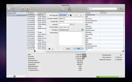 ReceiptBox v1.4.1 Bilingual Mac OS X