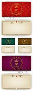 Elegant Vintage Invitations Vector 2