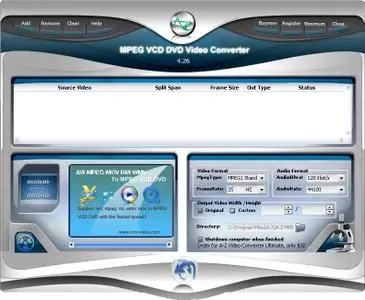 A-Z MPEG VCD DVD Video Converter 4.26