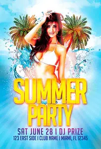 Summer Party - Flyer Template