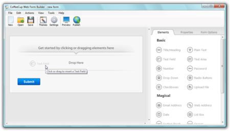 CoffeeCup Web Form Builder 2.1 Portable