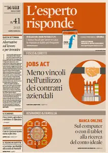 Il Sole 24 Ore L'Esperto Risponde N.41 - 19.10.2015