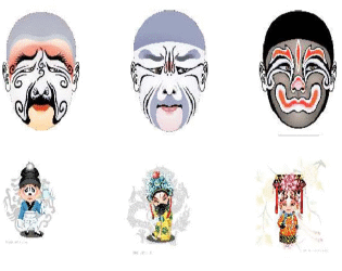 Peking opera vectors