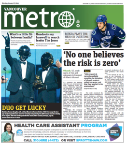 Metro [Canada -  Van | Tor | Mon | Ott | Edm | Hal | Lon | Win | Sas], 28. January 2014