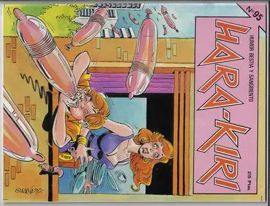 Hara Kiri #95 (de 152) Humor bestia y sangriento